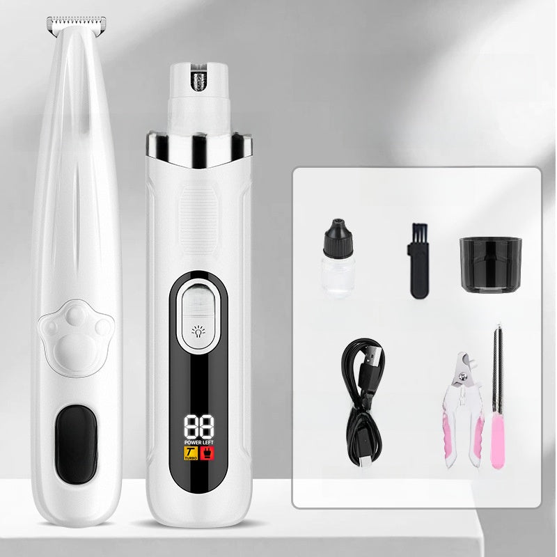 Electric Pet Nail Grinder with LED Display