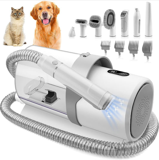Electric Pet Hair Trimmer and Vacuum