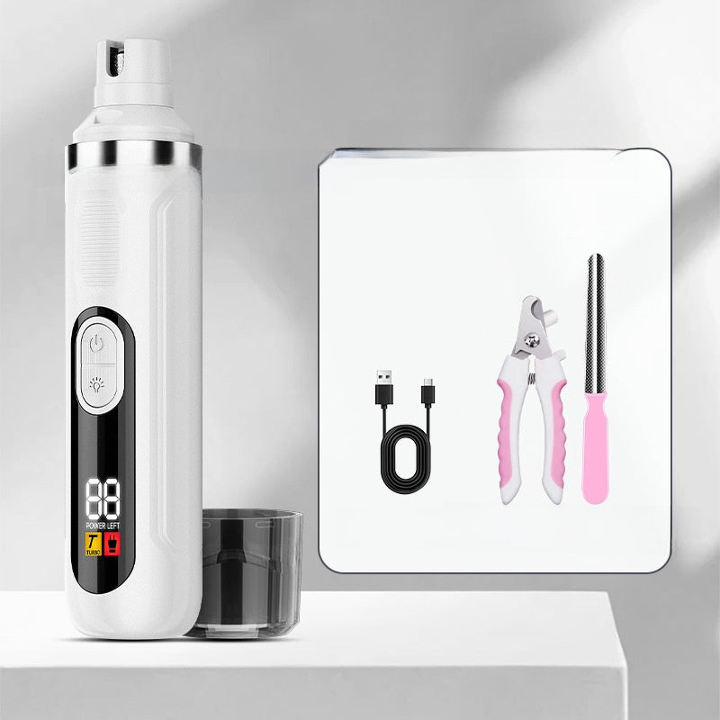Electric Pet Nail Grinder with LED Display