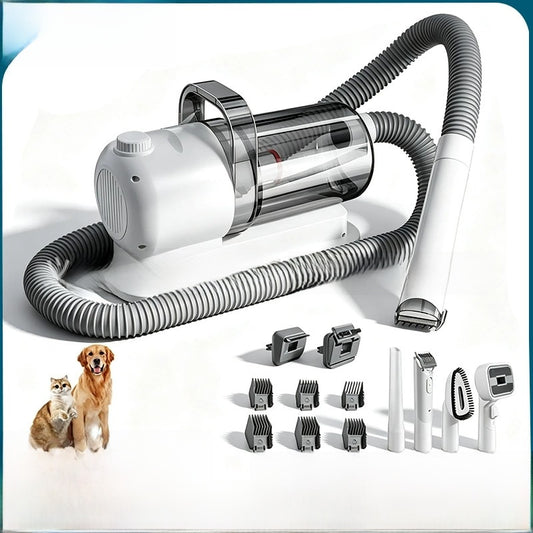 Multifunctional Pet Grooming Vacuum Trimmer