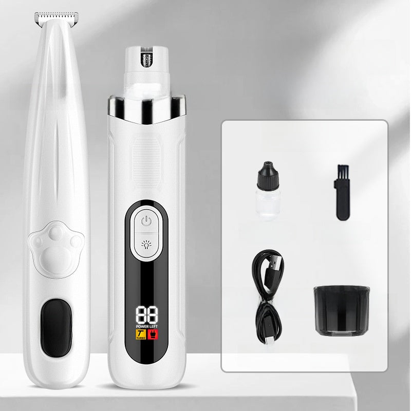 Electric Pet Nail Grinder with LED Display
