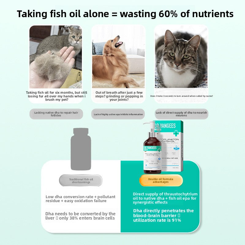 Krill Anchovy Oil Pet Vitamin Supplement