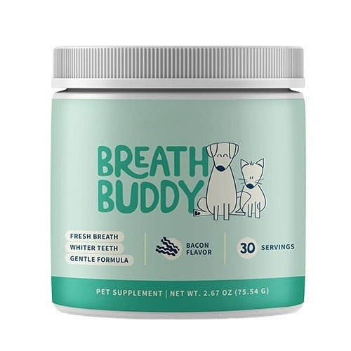 Pet dental cleaning powder