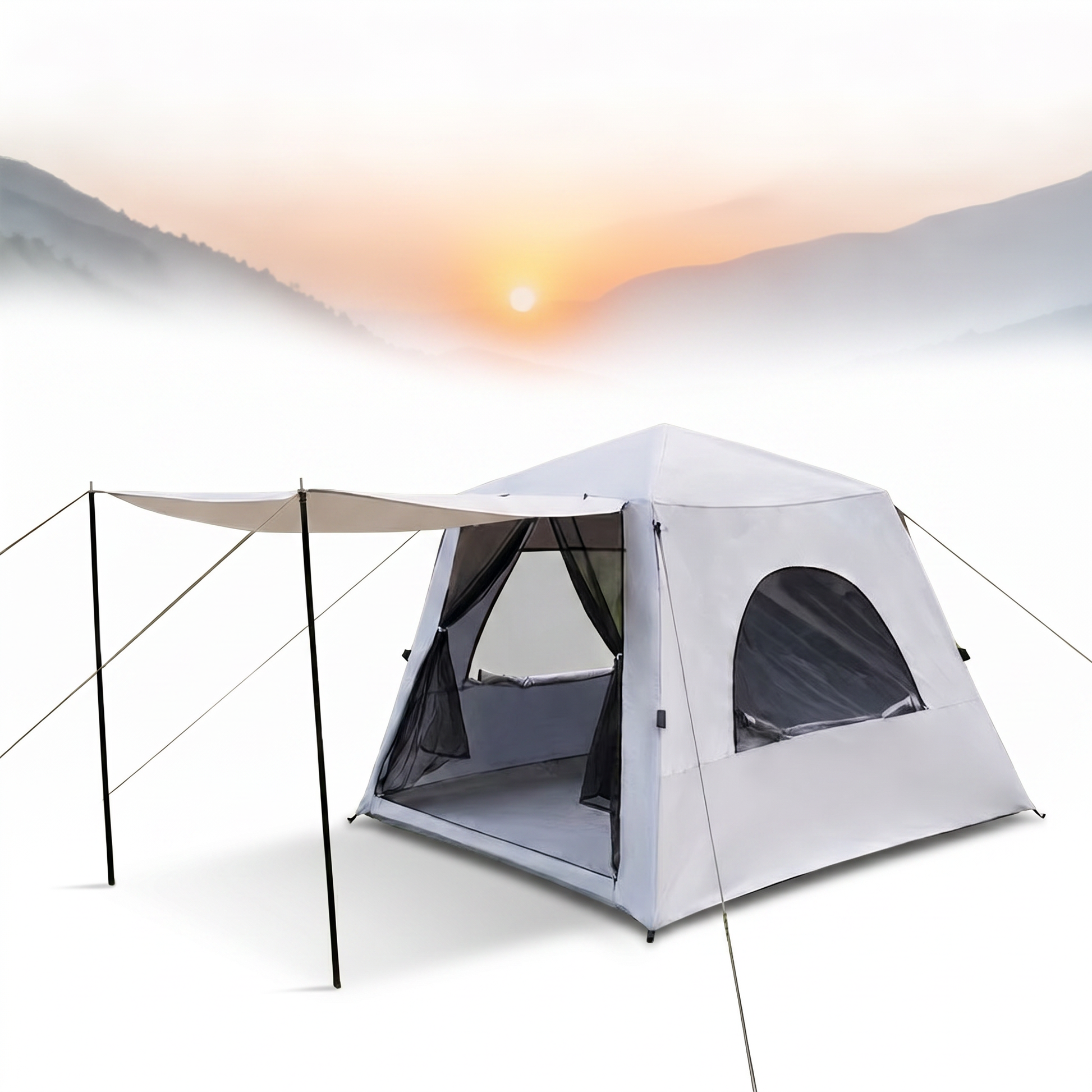 Outdoor Inflatable Tent - white bg